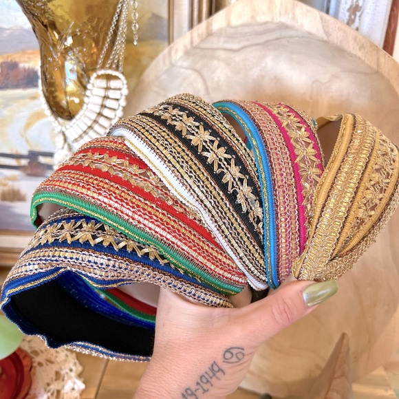 Accessories - New! The “Fairycore” Flat Glitzy Woven Statement Headband